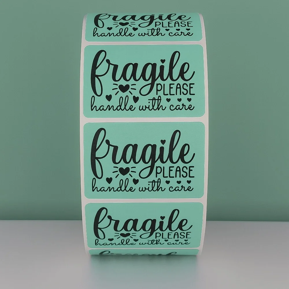 Fragile Handle With Care Stickers Shipping Labels for Packages, Mailing,Packing